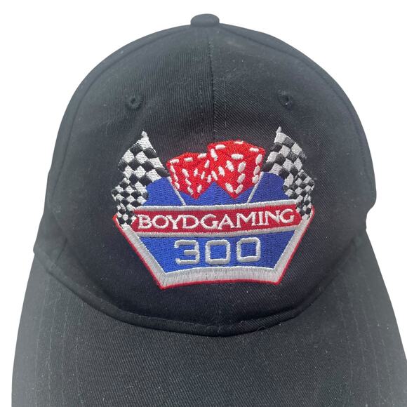 Boyd Gaming 300 NASCAR Racing Hat Mens One SIze Black Embroidered Baseball Cap - Picture 5 of 9